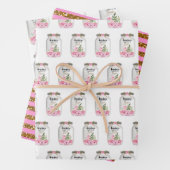 先生メイソンジャーフラワーズ ラッピングペーパーシート (インサイチュ)