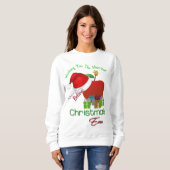 先生メリーのChristmas Sweatshirt スウェットシャツ (正面フル)