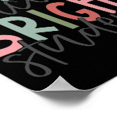 先生メリーブライトスタディースクリスマス先生 ポスター (角)