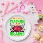 先生メンズスケルトンハンドハートハロウィーン ペーパープレート (パーティー)