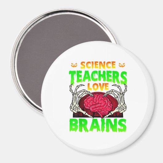 先生メンズスケルトンハンドハートハロウィーン マグネット (正面/裏面)