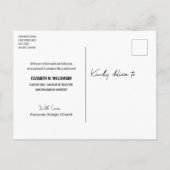 先生モダン写真のカスタム紹介 案内ポストカード (裏面)