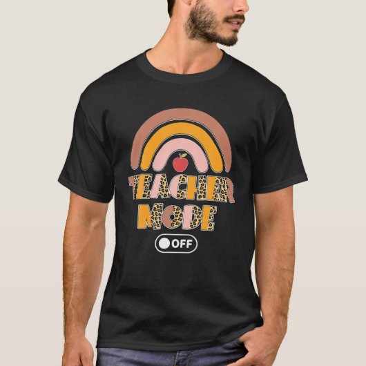 先生モードのおもしろい先生休暇 Tシャツ (正面)