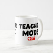 先生モードオフトレンディー設計、おもしろい諺 コーヒーマグカップ (正面右)