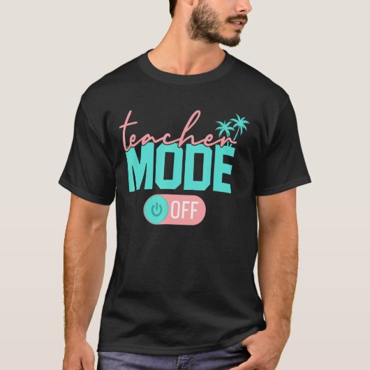 先生モードオフ幸せな学校の最後の日の夏B Tシャツ (正面)