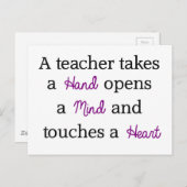 先生ユニーク引用文 ポストカード (正面/裏面)