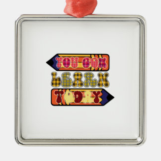 先生ユー学ゴン今日 メタルオーナメント