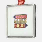 先生ユー学ゴン今日 メタルオーナメント (左)