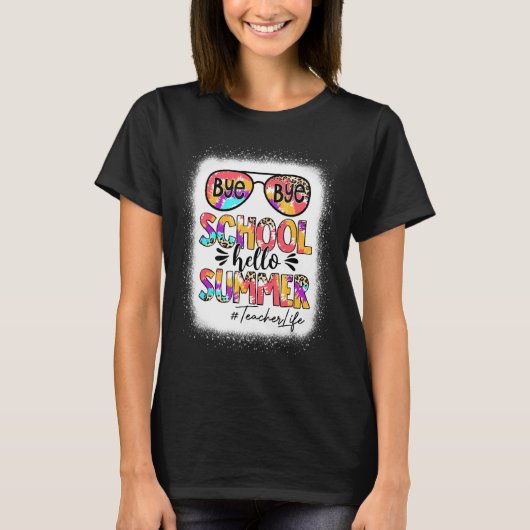 先生ライフバイスクールハローサマーSの最終日 Tシャツ (正面)