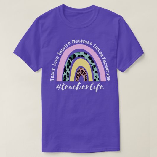 先生ライフレインボー23 Tシャツ (デザイン正面)