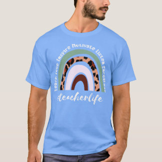 先生ライフレインボー9 Tシャツ