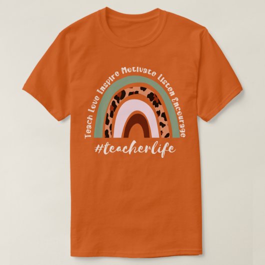 先生ライフレインボー9 Tシャツ (デザイン正面)