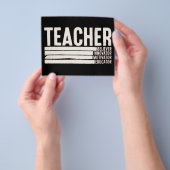 先生ライフ新学期 チラシ (手)