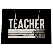 先生ライフ新学期 ラージペーパーバッグ (正面)