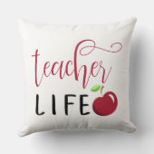 先生ライフ赤りんご先生 クッション (裏面)