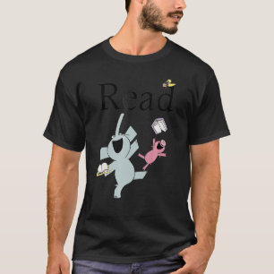 先生ライベ読ルブッククラブピギーエレファントピグ Tシャツ