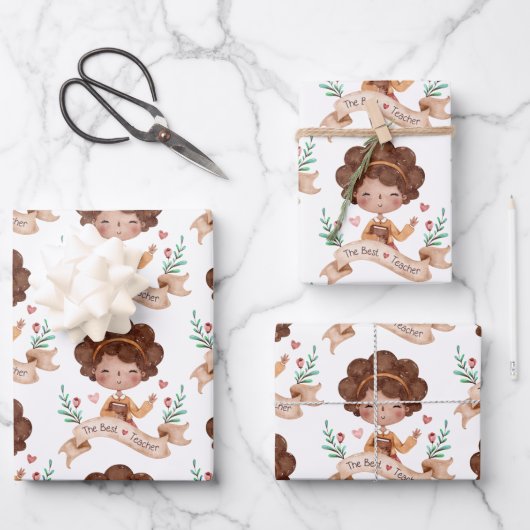 先生ラッ最高のプ紙シート ラッピングペーパーシート (正面)