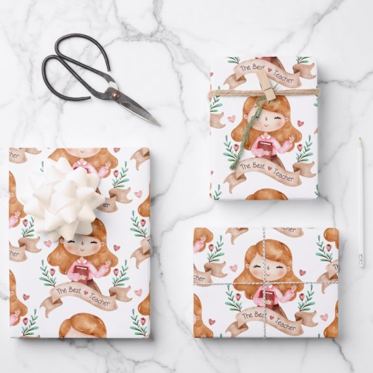 先生ラッ最高のプ紙シート ラッピングペーパーシート (正面)