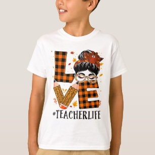 先生ラブメッシーブントルコ女性サンクスギビング Tシャツ