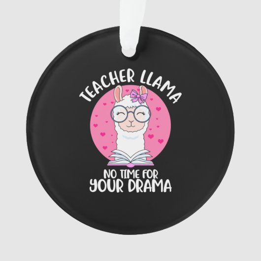 先生ラマ オーナメント (正面)