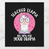 先生ラマ ワインラベル (シングルラベル)