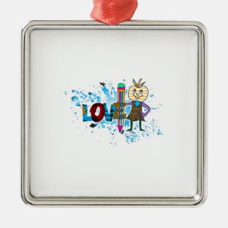 先生ラヴ教えィズ メタルオーナメント