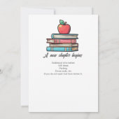 先生リタイアカラフルノスタルジッククラシック 招待状 (裏面)