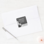 先生リタイアシャルボードアップルブックスノワール スクエアシール (封筒)