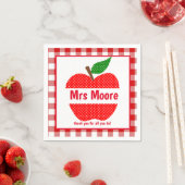 先生リンゴ スタンダードカクテルナプキン (インサイチュ)