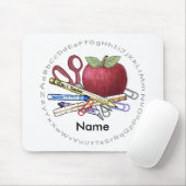 先生リンゴ マウスパッド (マウス)
