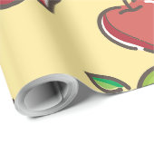 先生リンゴ ラッピングペーパー (ロールコーナー)
