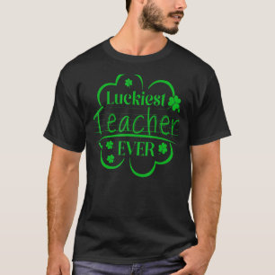 先生ルッキエスト先生エバーハッピーセントパトリック Tシャツ