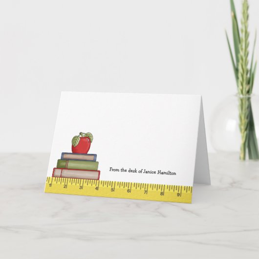 先生ルールノートカード カード (正面)