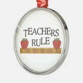 **先生ルール**クリスマスオーナメント メタルオーナメント (左)