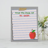 先生レターヘッド文房具 (スタンド正面)