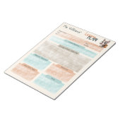 先生レッスンフランスのプランbulldog school notepad ノートパッド (アングル)