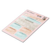 先生レッスンフランスのプランbulldog school notepad ノートパッド (アングル)