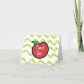 先生レッドアップルサンキューカード サンキューカード (正面)