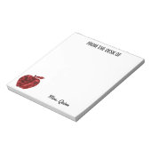 先生レッドシークインApple シンプルDeskから ノートパッド (回転)