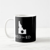 先生レッドEd Idaho Public Education 2 コーヒーマグカップ (左)