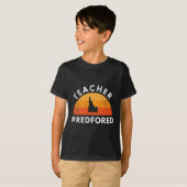 先生レッドEd Idaho Public Education 3 Tシャツ (正面フル)