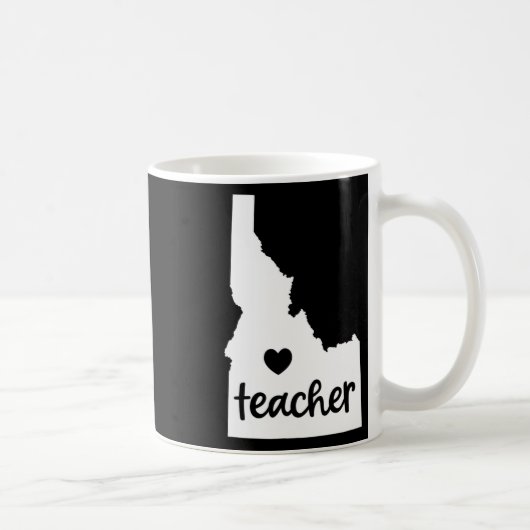 先生レッドEd Idaho Public Education 7 コーヒーマグカップ (右)