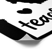 先生レッドEd Idaho Public Education 7 ポスター (角)