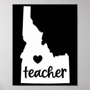 先生レッドEd Idaho Public Education 7 ポスター