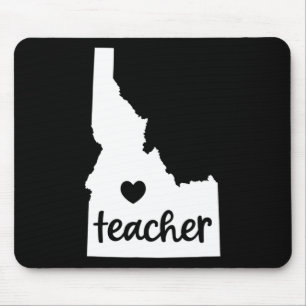 先生レッドEd Idaho Public Education 7 マウスパッド