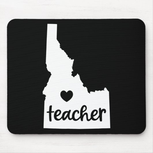 先生レッドEd Idaho Public Education 7 マウスパッド (正面)