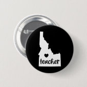 先生レッドEd Idaho Public Education 7 缶バッジ (正面&裏面)
