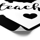 先生レッドEd Idaho Public Education 8 ポスター (角)