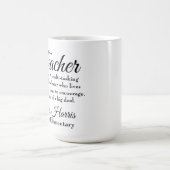 先生ロックスターカスタム コーヒーマグカップ (中央)