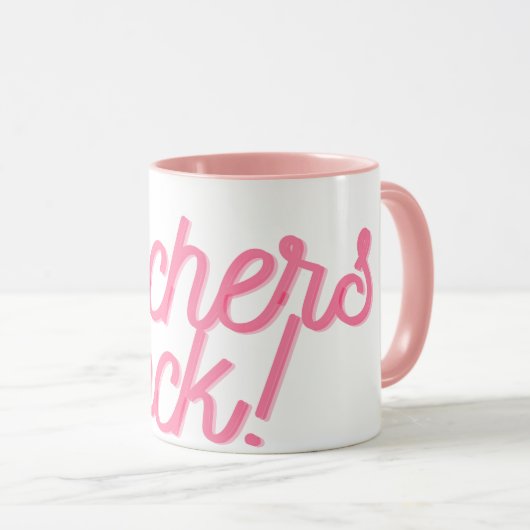 先生ロック！ マグカップ (正面右)